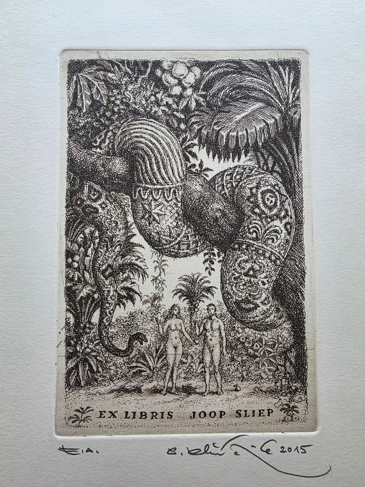 Exlibris Joop Sliep